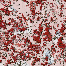 Map of block groups and Census tracts in Alabama and Mississippi showing percentage of households with no internet access from ACS and underserved broadband blocks according to the FCC