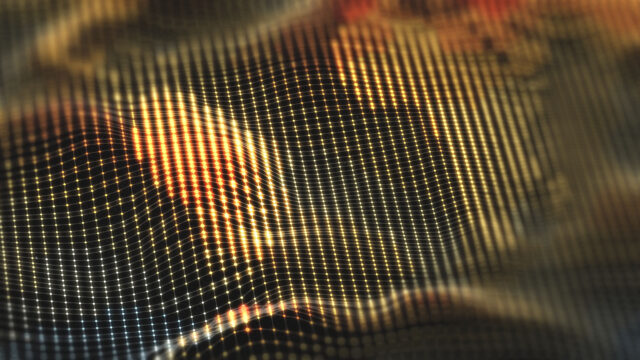 A close-up map of temperature anomalies.