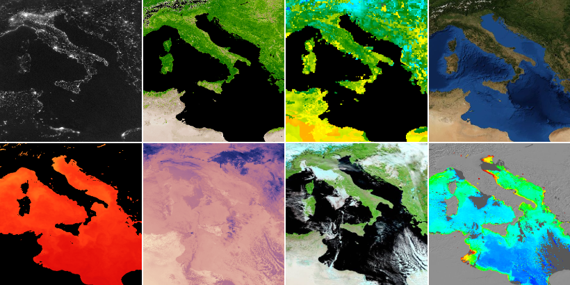 Wolrdview vir mur mosaic