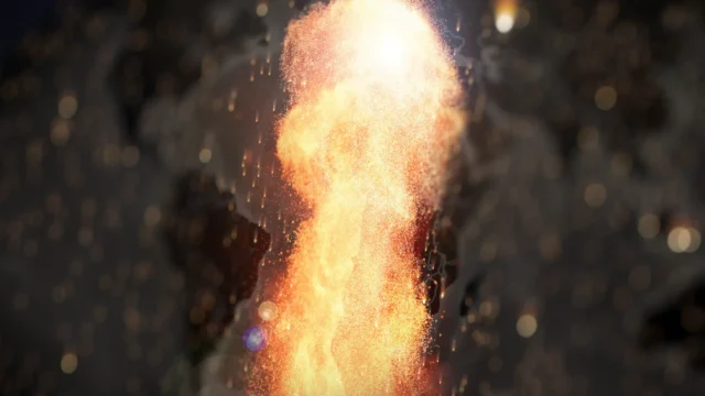 Government sensors track incoming meteors.