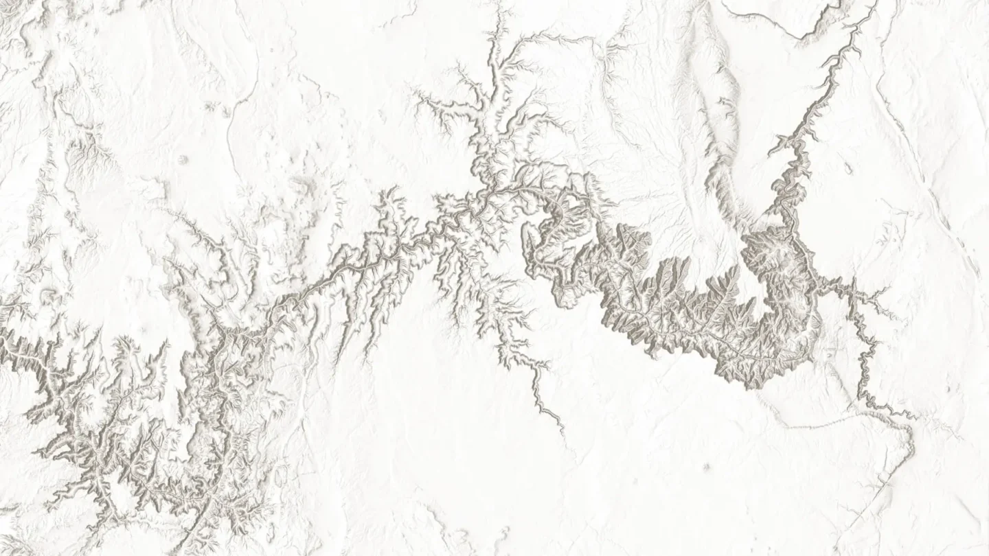 Grand canyon gallery  shaded relief