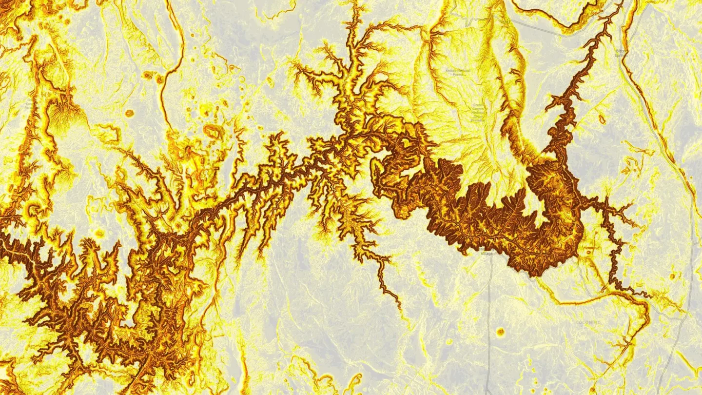 Grand canyon gallery  slope