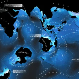 Tidal ranges vary considerably across Earth’s oceans.